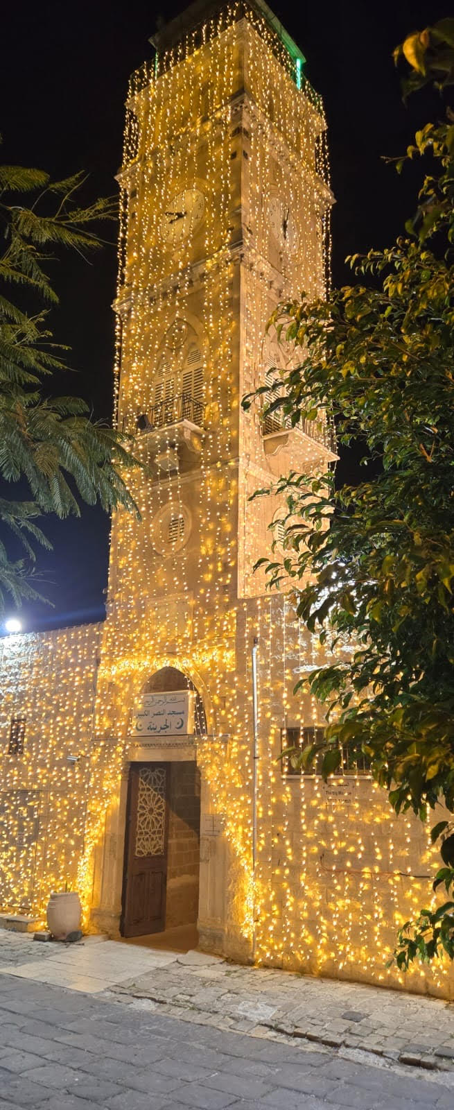 مسجد الجرينة حيفا يحيي صلاة التراويح وامسية ايمانية رمضانية مع الشيخ حسني لحام